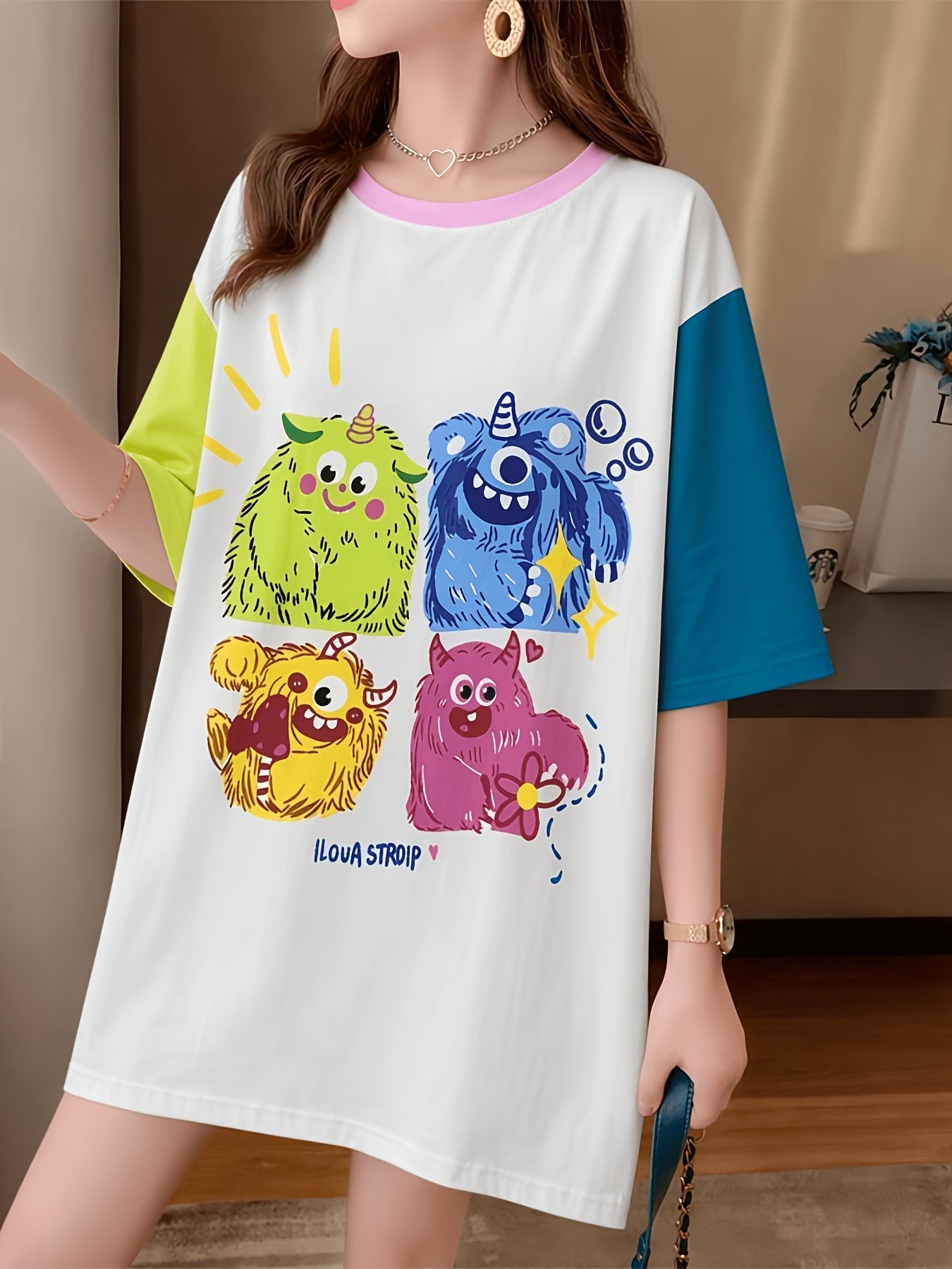 Trendy Loose-Fit Women's T-Shirt - Image 4